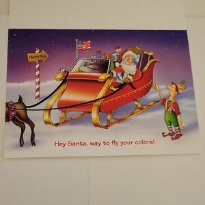 33 American Santa Blank Cards For Holidays, Gifts, Birthdays, and Parties